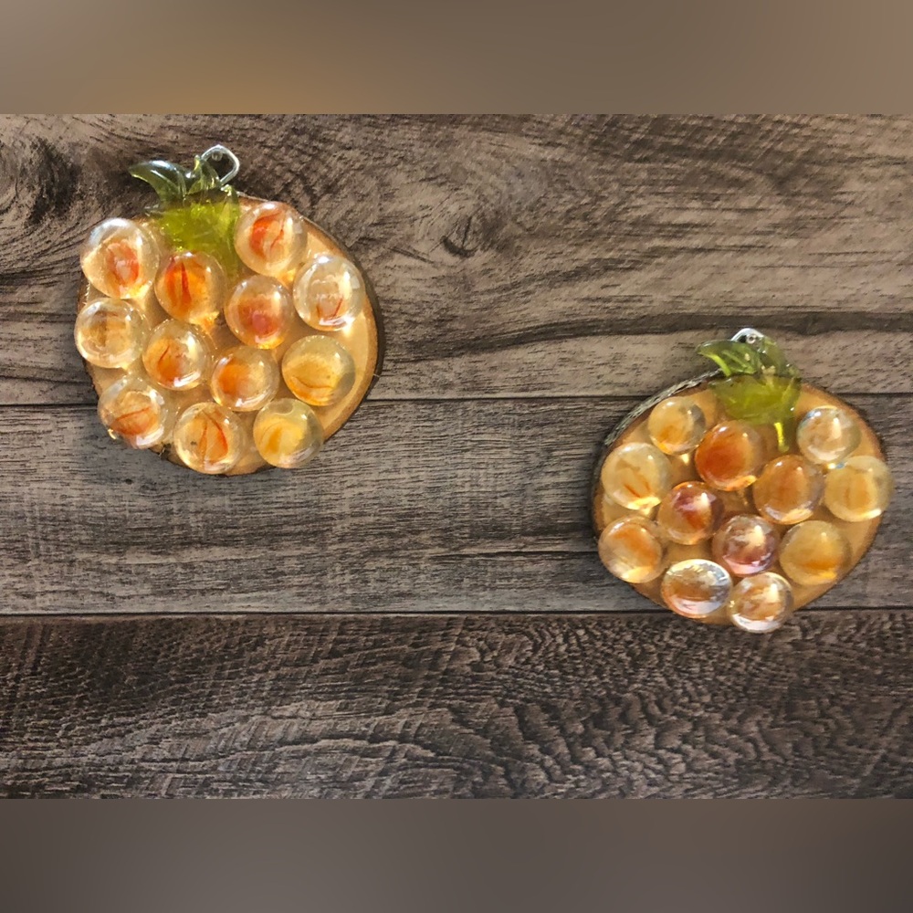 Handcrafted Fall Wood Slice Decor “Pumpkins”